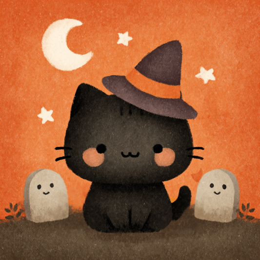 Cute Halloween magnets - Set of 4