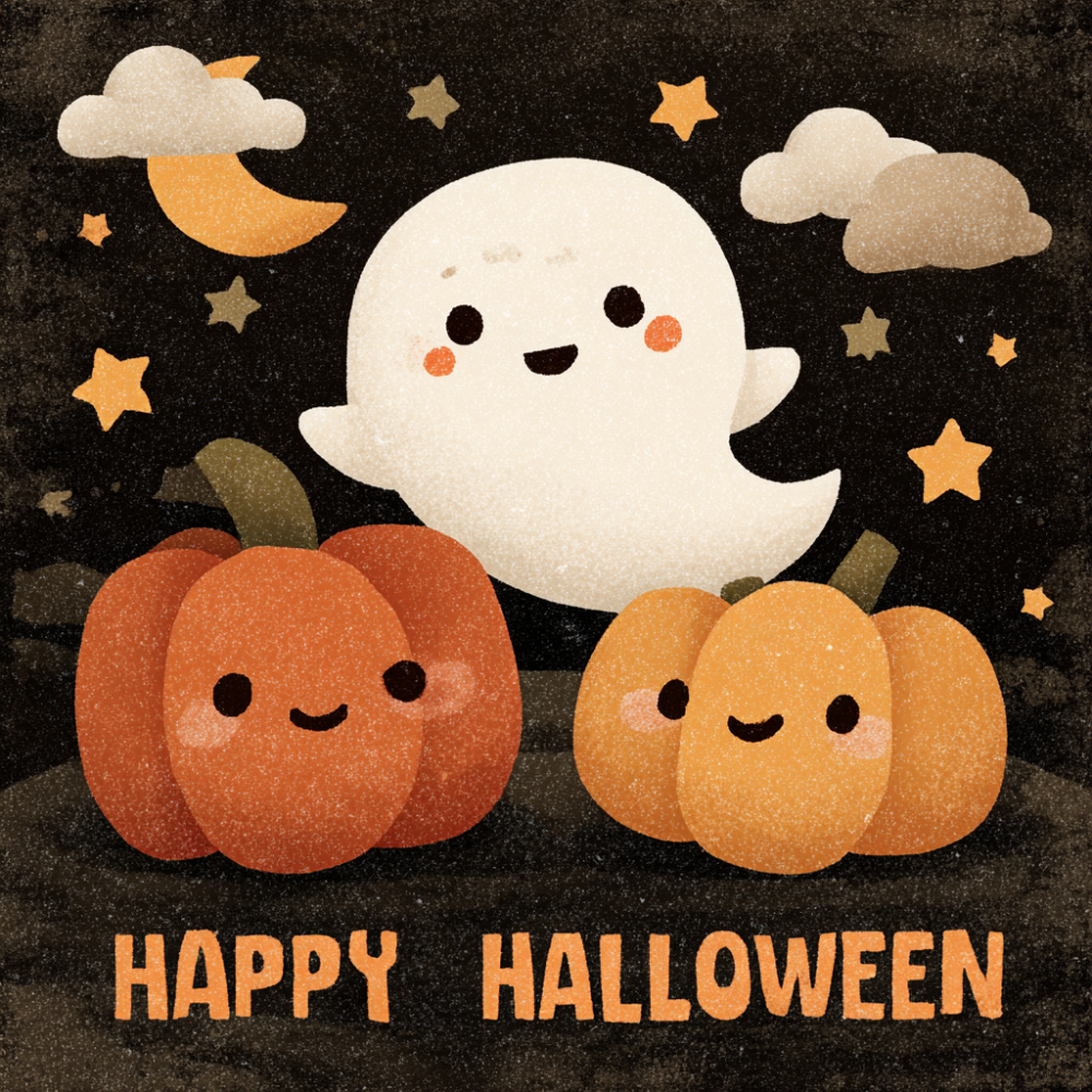 Cute Halloween magnets - Set of 4