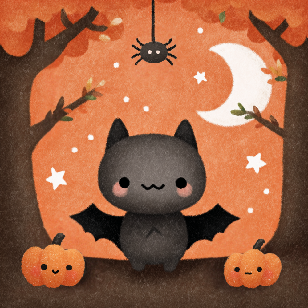 Cute Halloween magnets - Set of 4